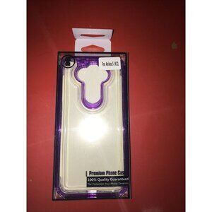 For LG Aristo 5 / K31 - Transparent Clear Heavy Duty Impact Rubber Armor Case